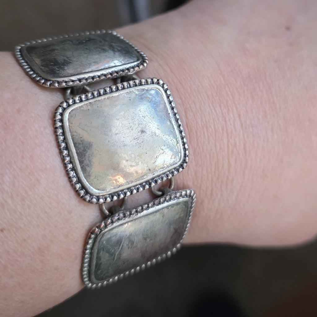 Silver Square Link Bracelet Silver Square Link Bracelet